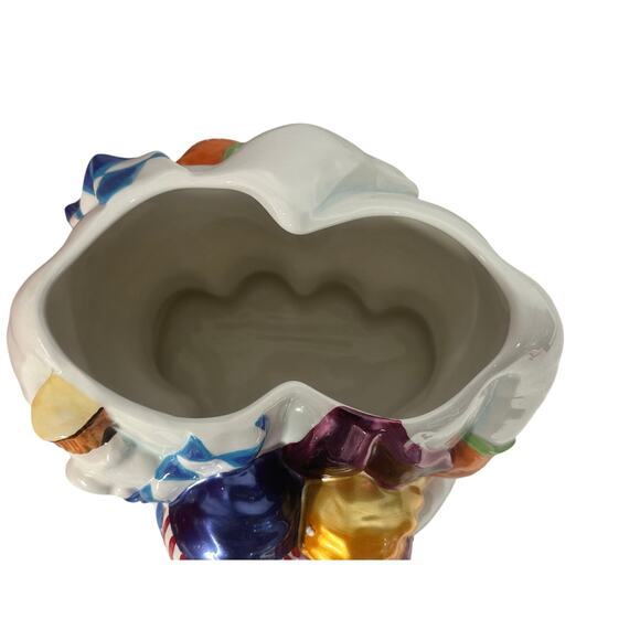 Christopher Radko Winter Portrait Cookie Jar Snowman Family & Box - Picture 7 of 15